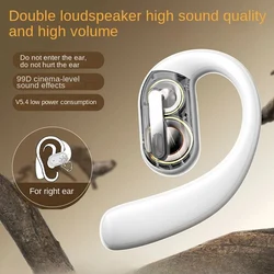 Draadloze Bluetooth-hoofdtelefoon Volledig open headset Luchtgeleiding Oorhaak Oortelefoon Handsfree Ruisonderdrukking Audifonos Sport