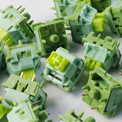 Imagen 2 del producto Outemu-interruptor silencioso Peach V2, actualización lubricada, interruptores silenciosos Lemon V2, Teclado mecánico, táctil lineal, 5 pines, personalizado, intercambio en caliente, DIY