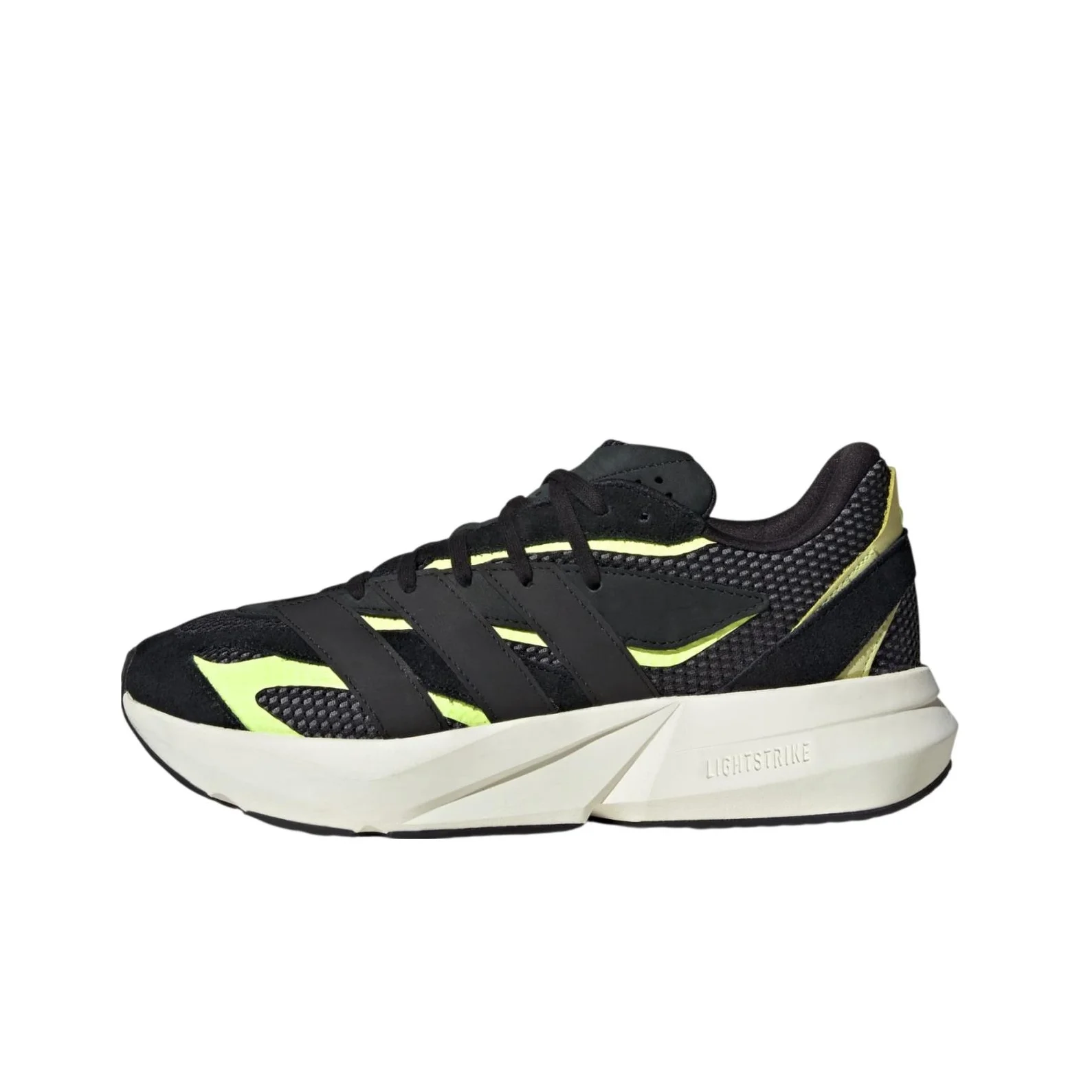 Adidas LIGHTBLAZE Slip Resistant Abrasion Resistant Low top Running Shoes Men's Black JH6945