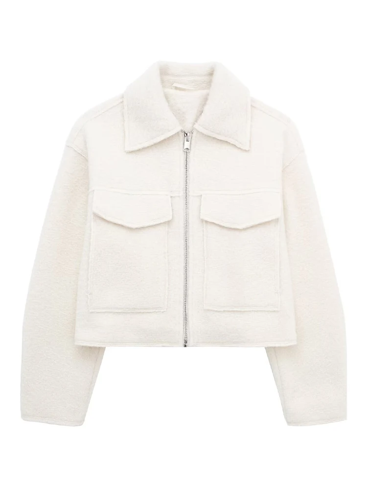 Faionable Lose ort Perle Kunstleder Jaet frauen Straße Sle Zipper Casual Abnehmen Oberbekleidung Herbst Neue Ankunft