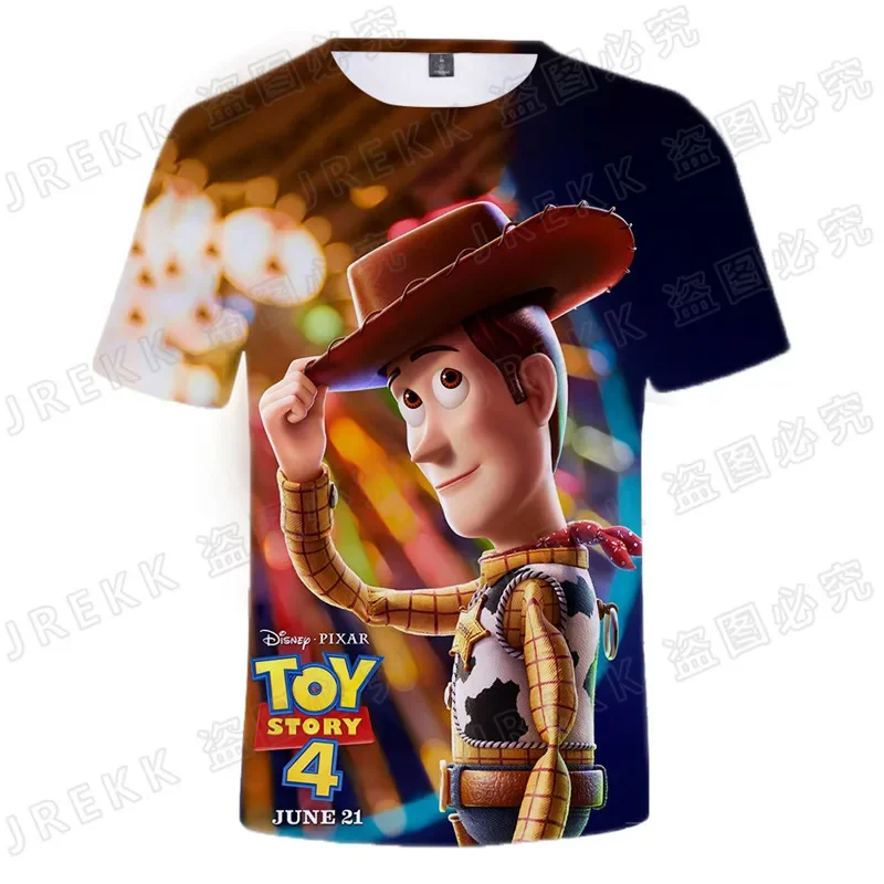 Toy Story 4 T Shirt Teenn Children Funny T-shirt Boys Girl 3d Tshirt Fashion Kids 3d Short Sleeve Cool 3d Print Tee