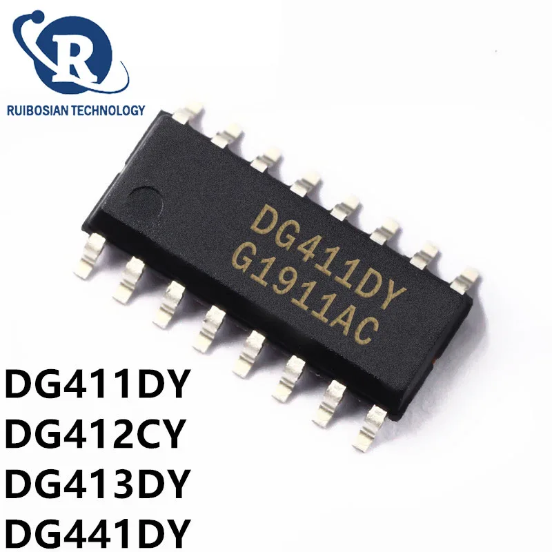 10PCS New Original DG411DY DG411 DG411DYZ DG412DY DG412CY DG413DYZ DG413DY DG413 DG441 DG441DY DG441DYZ SOP16