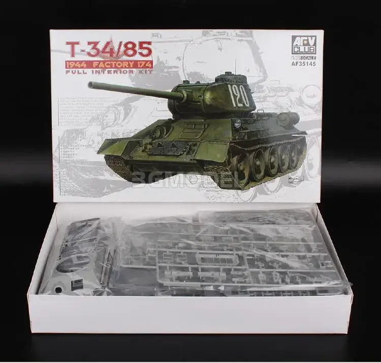 AFV Club 1/35 35S55 T-34/85 1944 Fabbrica 183 Kit interno completo