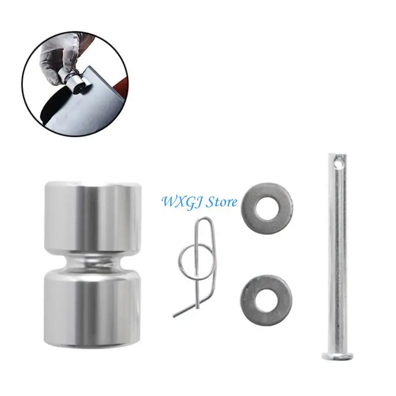 

37JE Convenient Trailer Tailgate Rollers Pins Washers Rings Replacement for Vehicles