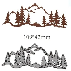 Diy Christmas Forest Tree Metal Cutting Dies Carbon Steel Embossing  Die  Scrapbook