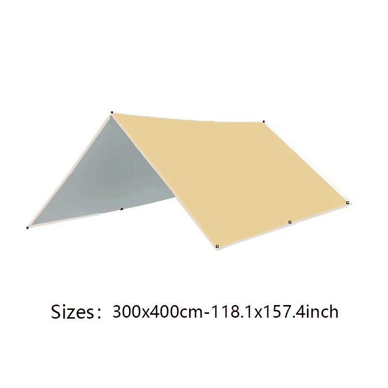 Wasserdichte Camping-Plane für draußen, Sonnenschutzdach für Picknicks, Wandern, Camping, Tailgating und andere Outdoor-Aktivitäten. – Detail 16