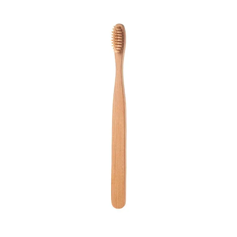 Escova de dentes com o punho de bambu natural para clarear, macio e eco-friendly, para o cuidado dos dentes, cerda oral, t i8s1, 1 parte