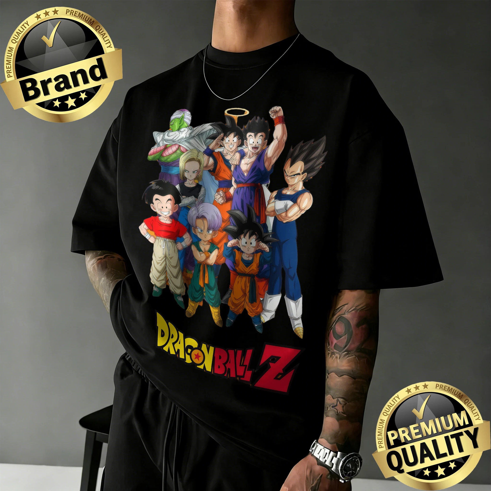Camiseta de Algodão Dragon Bal - Fashion Y Vintage avaliação e preço