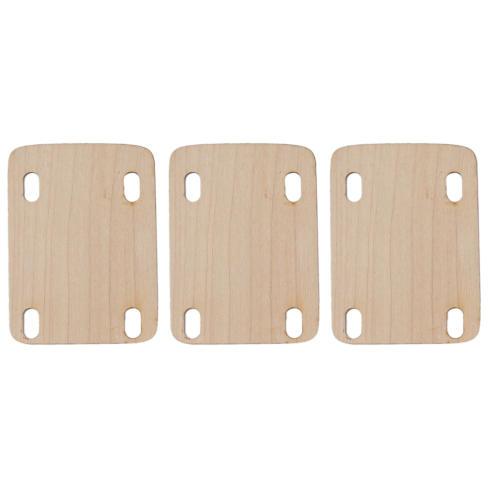 3 PCS Electric Guitar Neck Shims Maple Plates Hot Sale 0.5 Degree Taper Replacement Parts Used To Change The Angle Of A Bolt-on