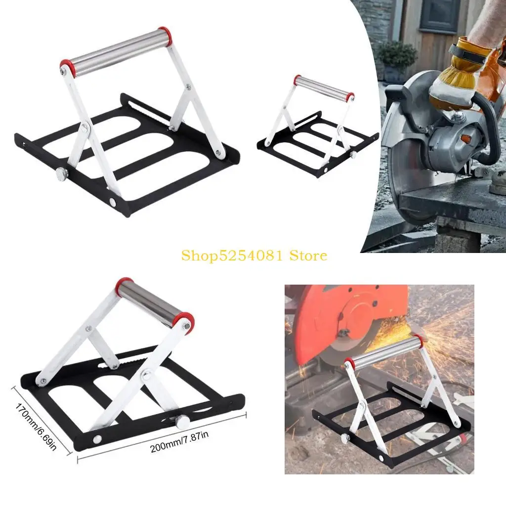 AXYC Foldable Cutting Machine Support Frame Metal Cutting Machine Work Stand Support Adjustable Height Attachment