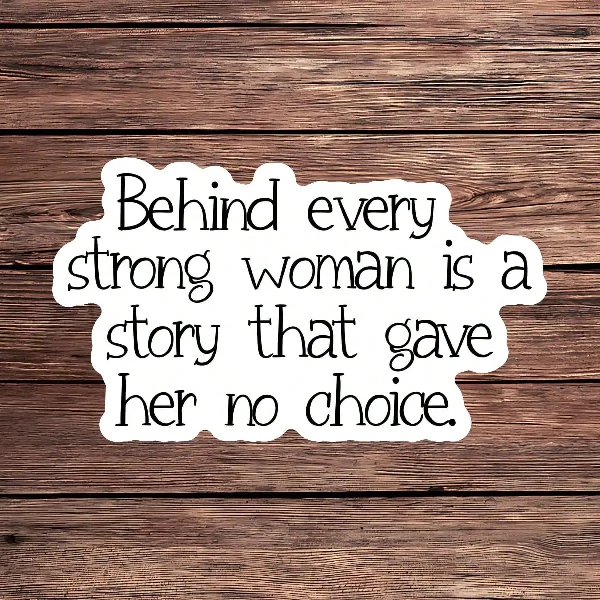 1pc a Durable Sticker Featuring an Inspiring Quote, Perfect for Decorating Laptops, Water Bottles, Tumblers, And Cars