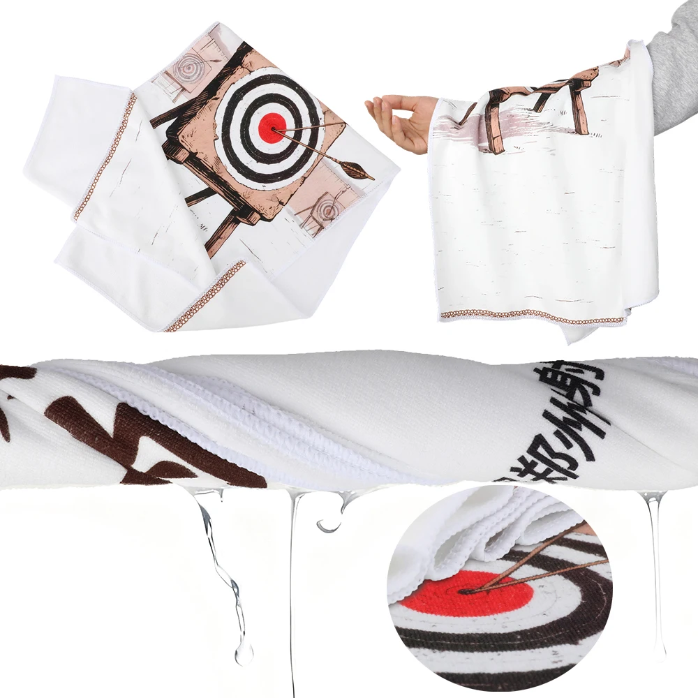 

Archery Target Towel Soft Microfibre Quick Dry Lightweight Portable Durability Bow Hunting Hiking Camping Towels