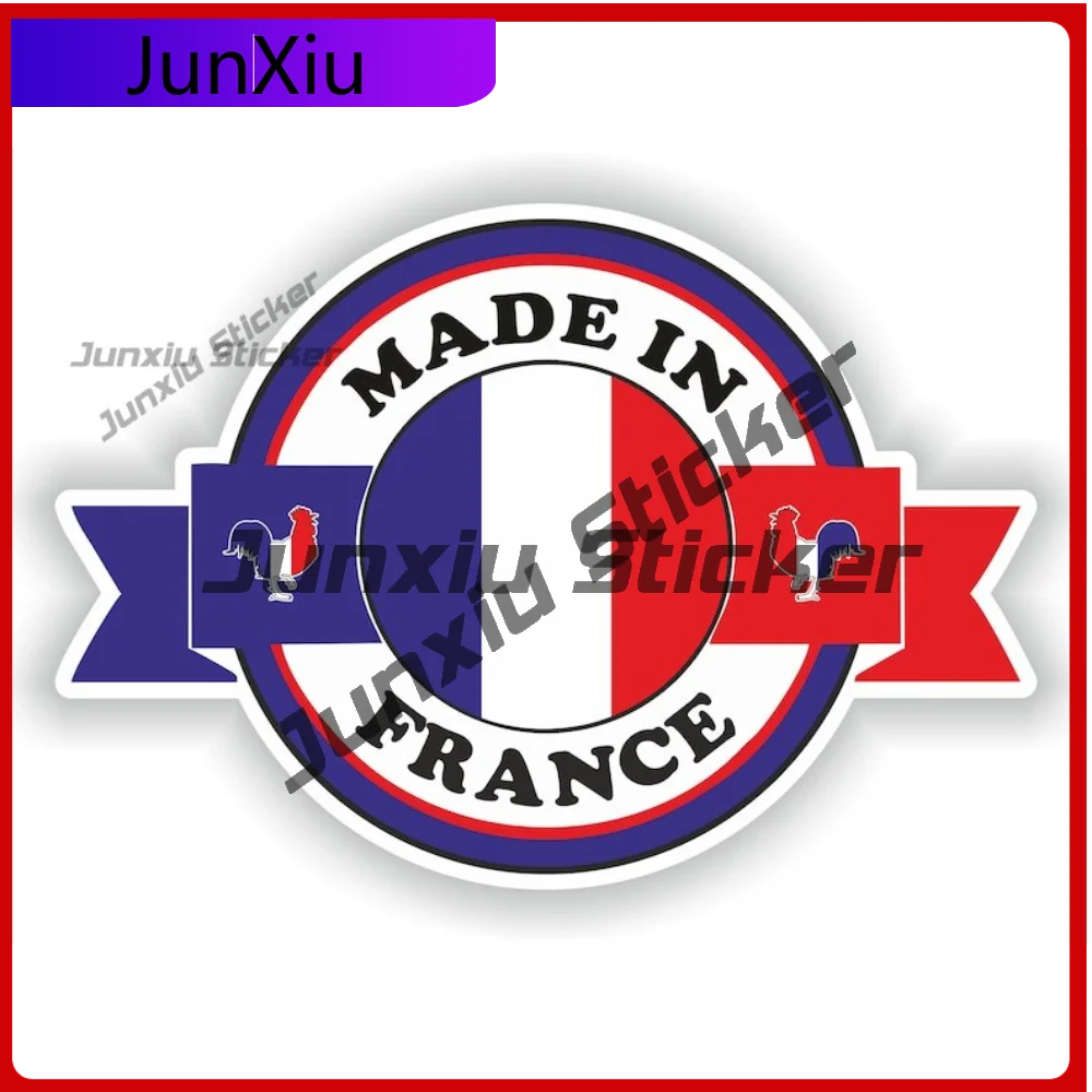

France Made in Sticker Durable Auto Accessories For Truck Car UV Resistant Decoration Auto Accessories Exterior Vinyl Decal