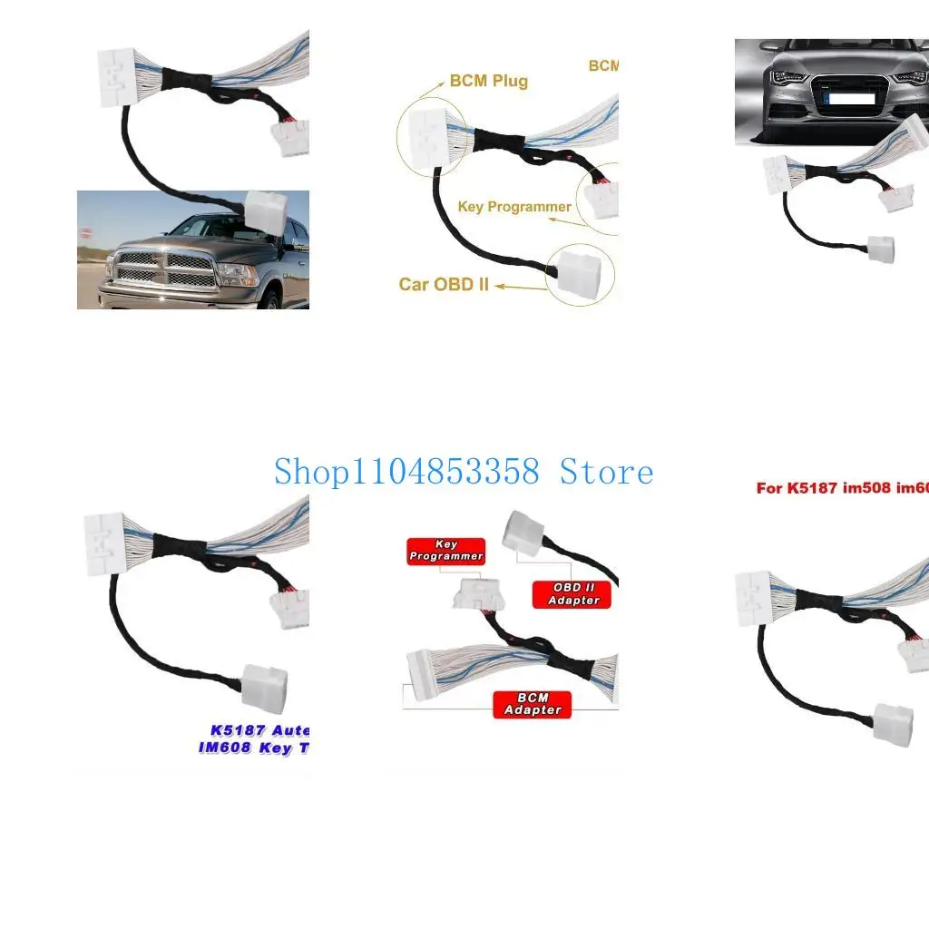 

652F BCM Cable 4A Ключевой кабель автомобильные аксессуары для модификации для IM508 IM608 Easy Installation Cleous