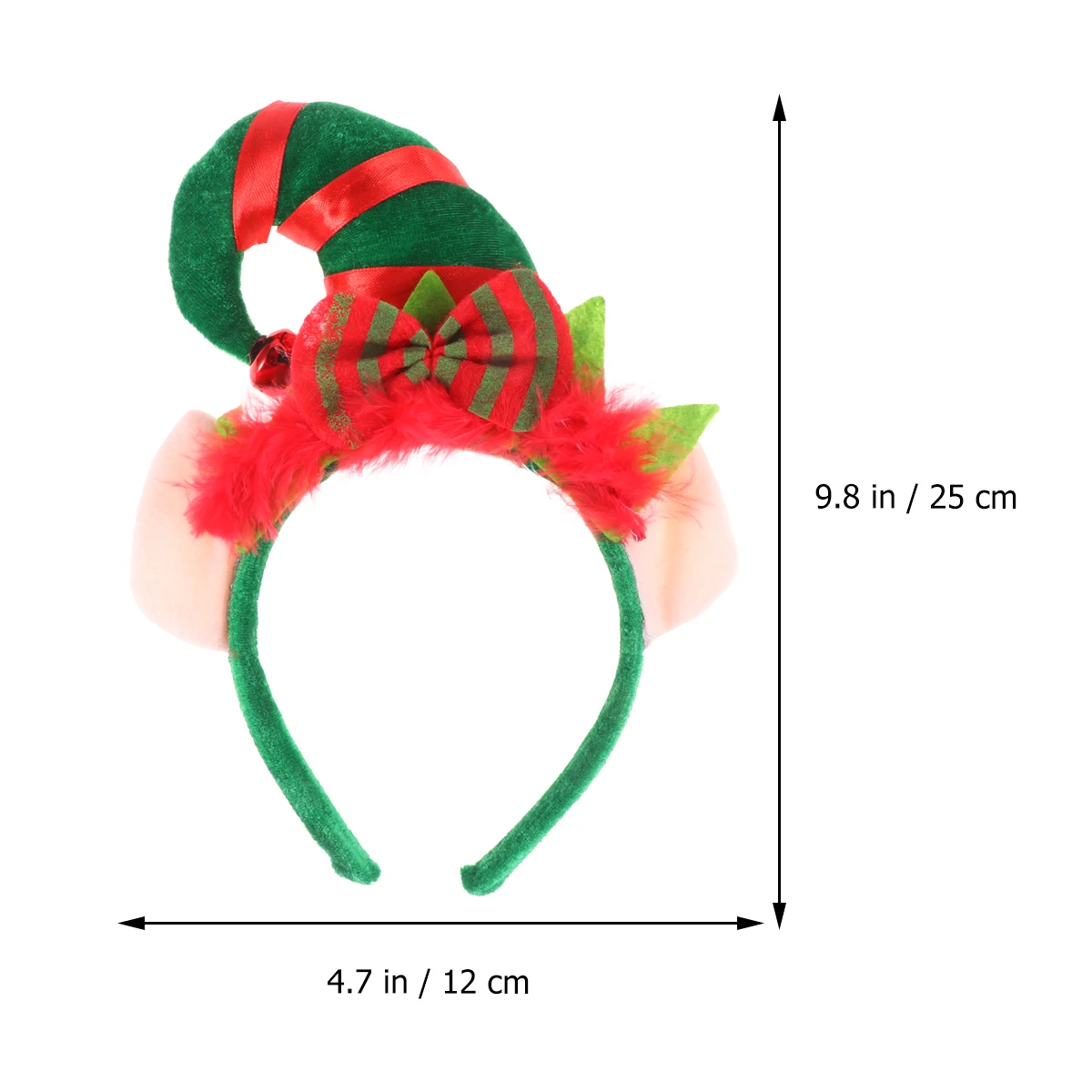 

2PCS Hoop Christmas Headb Hair Christmas Hair Accessories Accessories Lightweight Comfortable Festive Party Hat Gifts
