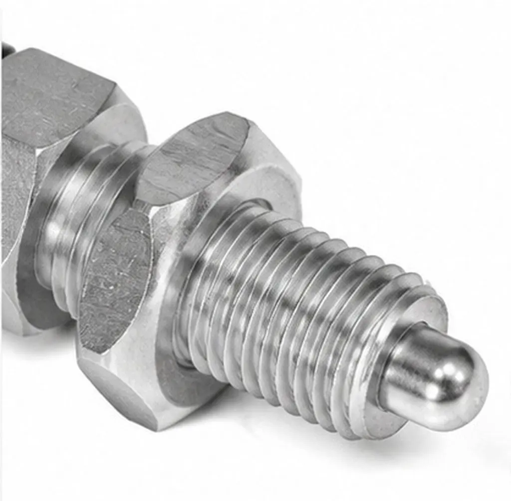 Spring Indexing Plunger Knob Stainless Steel Reset Type Spring Loaded Plunger for Machinery Toolboxes Industrial Assembly