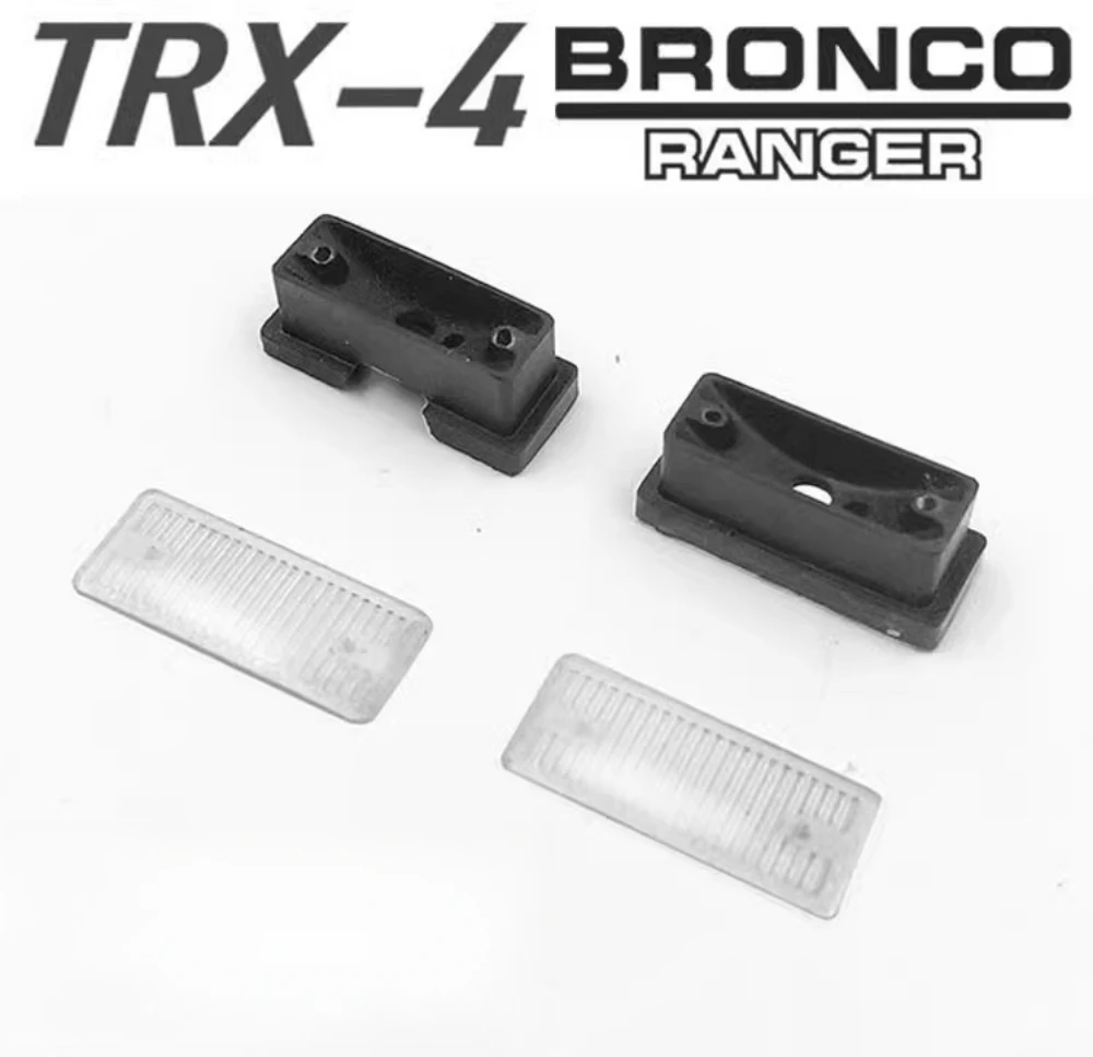 1/10 Crawler truck Grill fog Lamps fit Traxxas trx4 1979 bronco ranger xlt RC Car 1 10 Remote Control toy