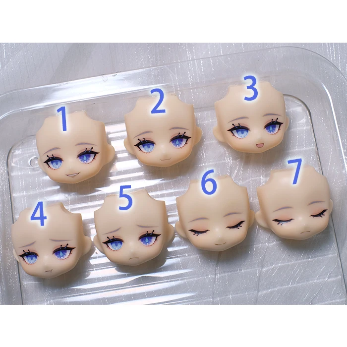 Furina Ob11 Face GSC Genshin Impact Handmade Water Sticker Faceplates Anime Game Cosplay 11 Accessories
