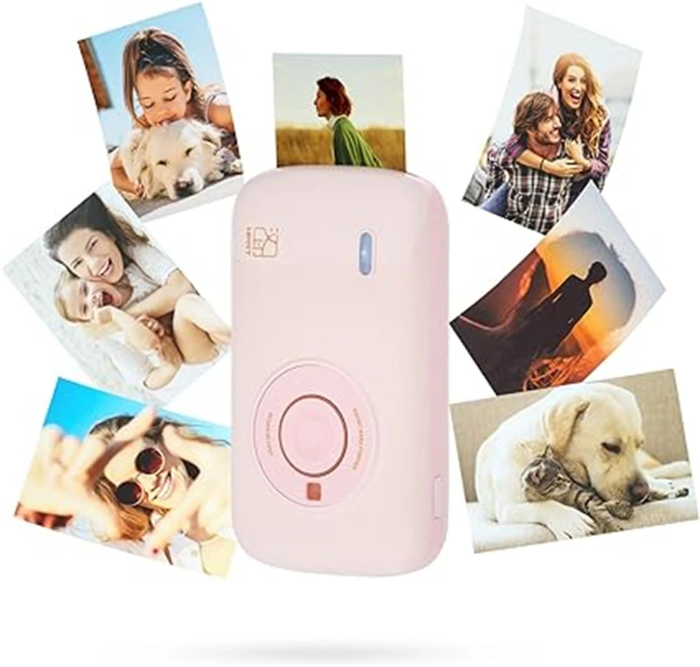 HPRT Photo Printer, 2x3 Micro Portable Colour Photo Printer with Wireless Mobile Connectivity, Compatible with iOS and Android