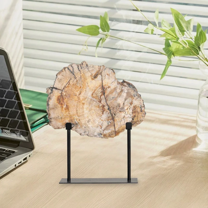 

Light Luxury Modern Imitation Wood Fossil Ornament New Art High-end Decoration