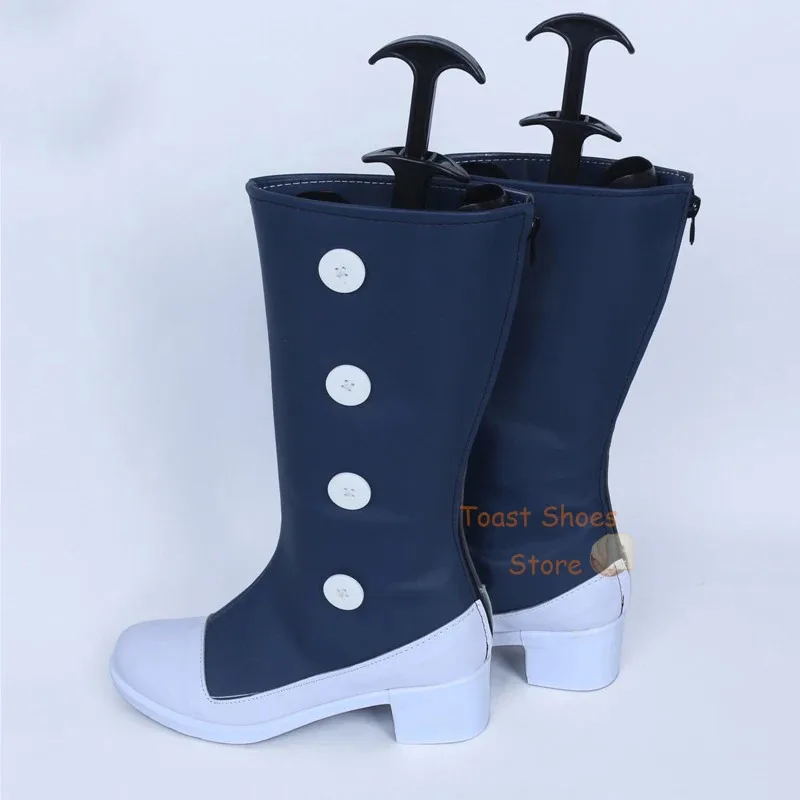 

qq98Anime Touken Ranbu Online ботинки Shinano Toushirou комиксы для Con Хэллоуин косплей костюм реквизит крутая обувь