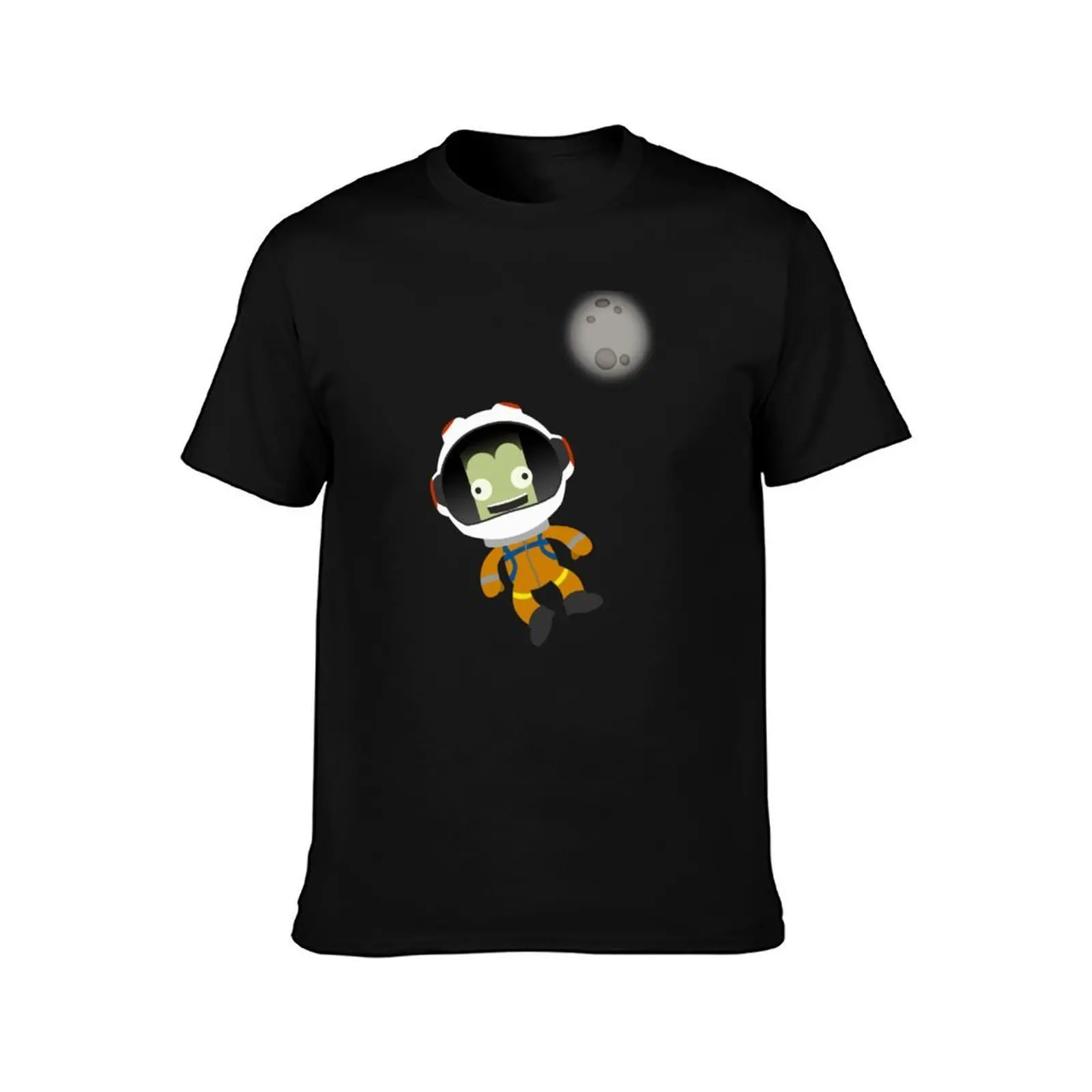 Mn or Bust Kerbal Space Program T-Shirt, Summer Casual Cotton Tee, Oversized Streetwear Tops, Vintage Graphic Print, 100% Cotton