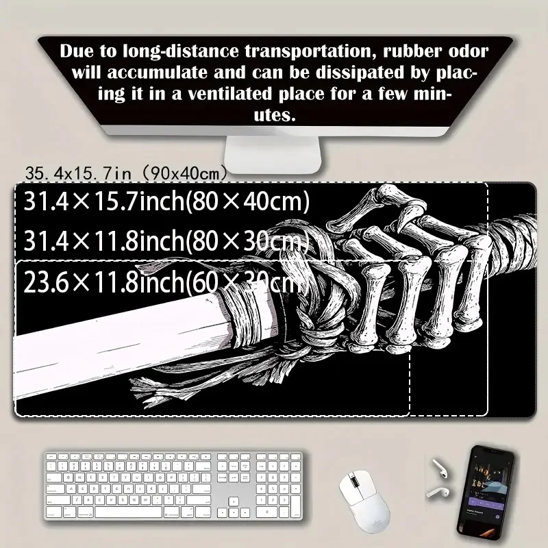 CIFBUY Diatomaceous Earth Surface Rubber Base Thickened Wrist Rest Stitched Edges Ideal for Office Use Perfect for All Genders