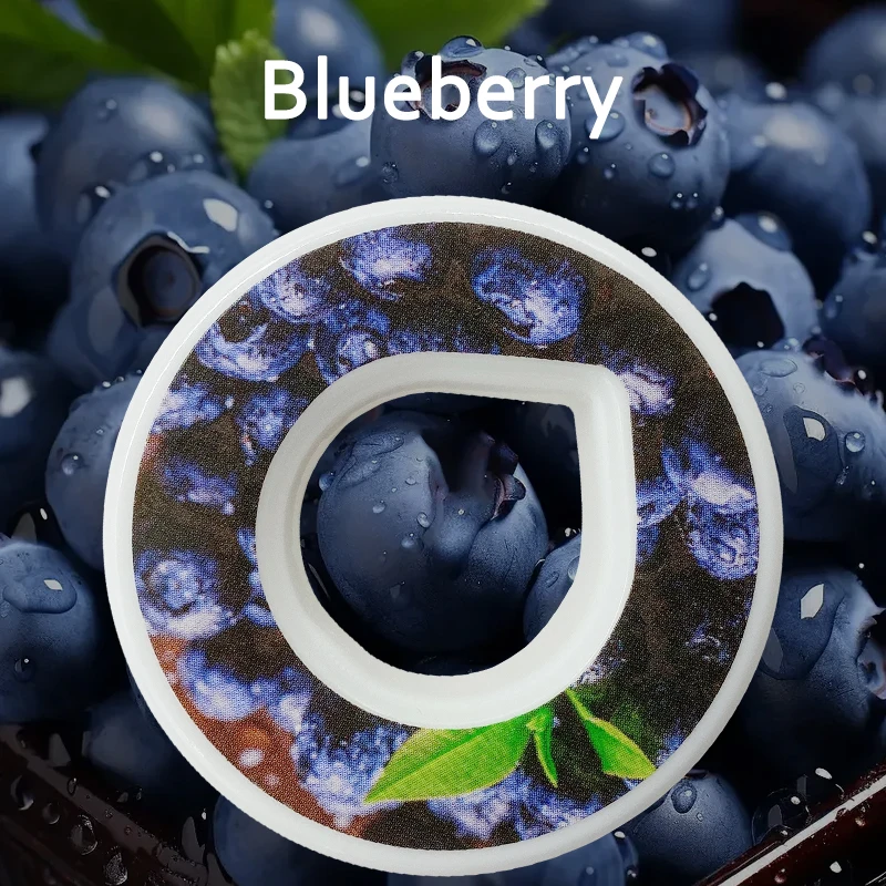LUSQI 1PC zuckerfreie Luftkapsel mit gesundem Fruchtduft, aromatisiertes Ringdesign, kann mit Kapsel-Wasserflasche/Becher verwendet werden