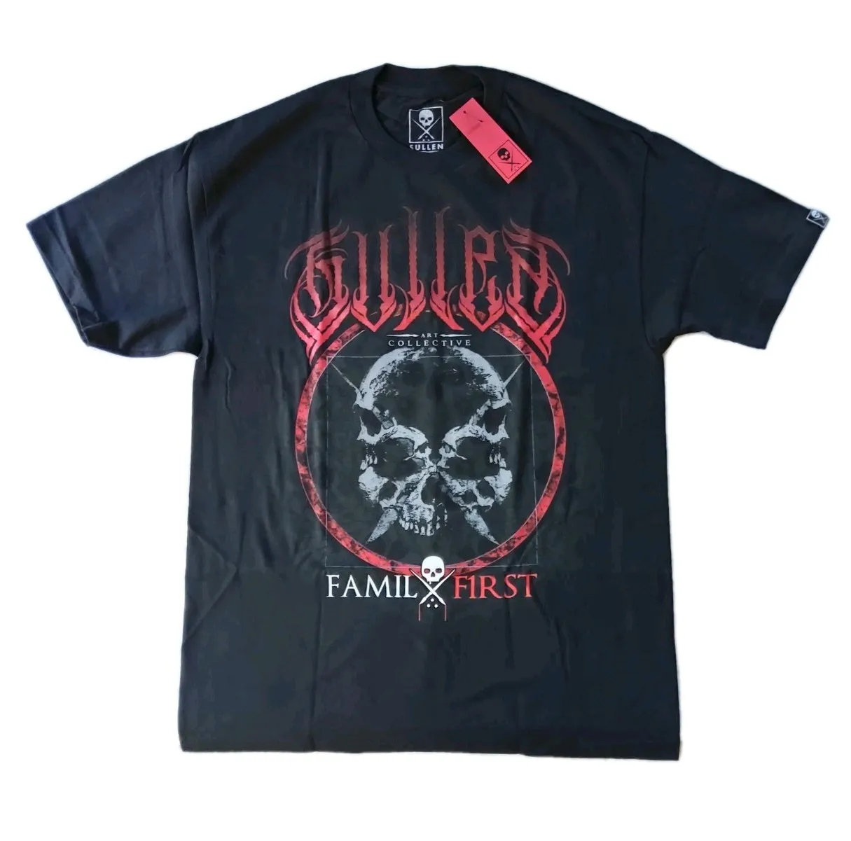 Sullen Men's Family First Skull tee - Ralf Nonnweiler Art T-Shirt Blk