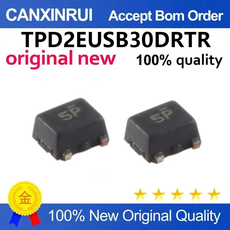 （5pcs-100pcs）Original genuine TPD2EUSB30DRTR SOT-9X3-3 2-channel ESD protection diode array