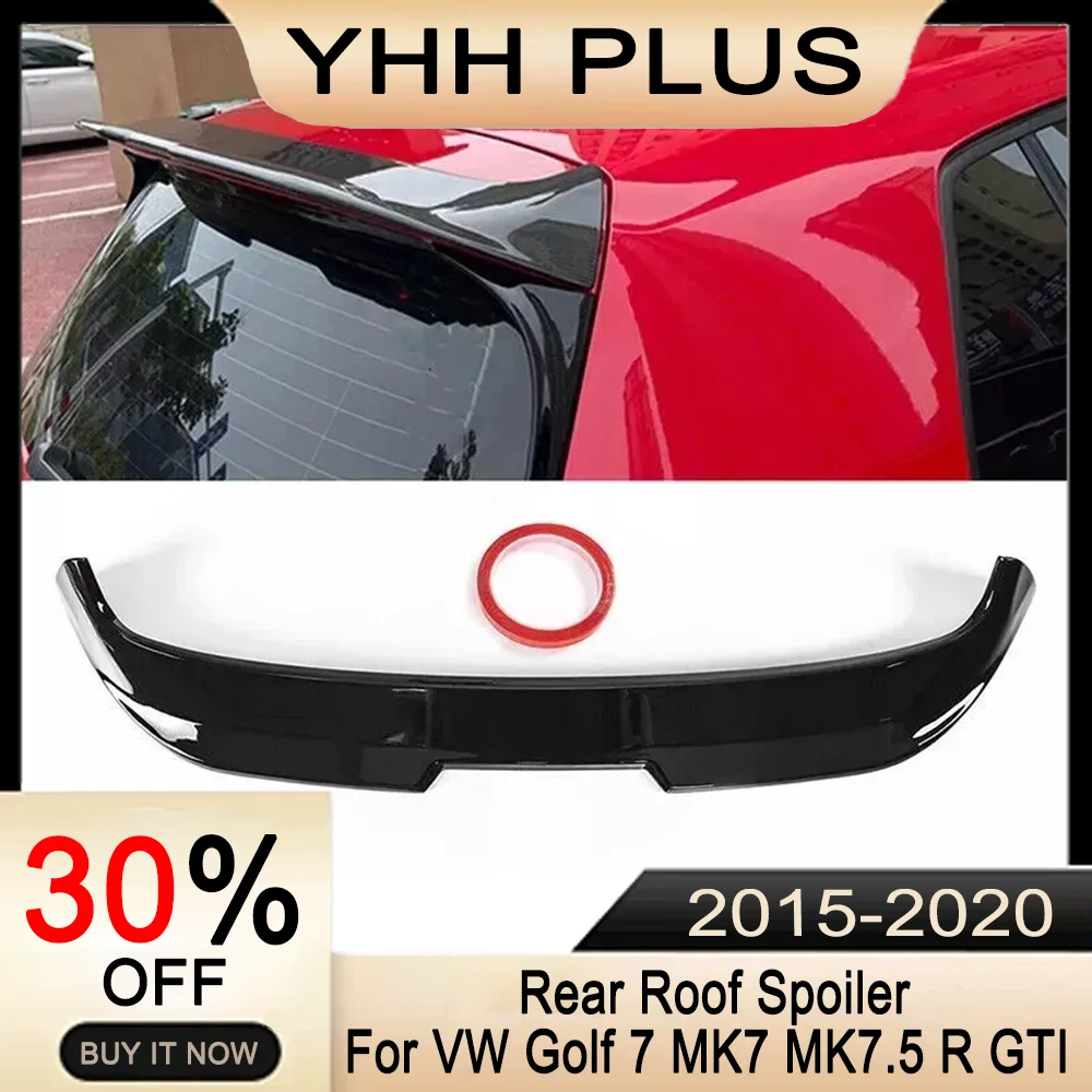 

Rear Tailgate Window Spoiler Roof Spoiler For VW Golf 7 7.5 MK7 VII 2015-2020 Accessories Auto Exterior Parts Car-style HOT SALE