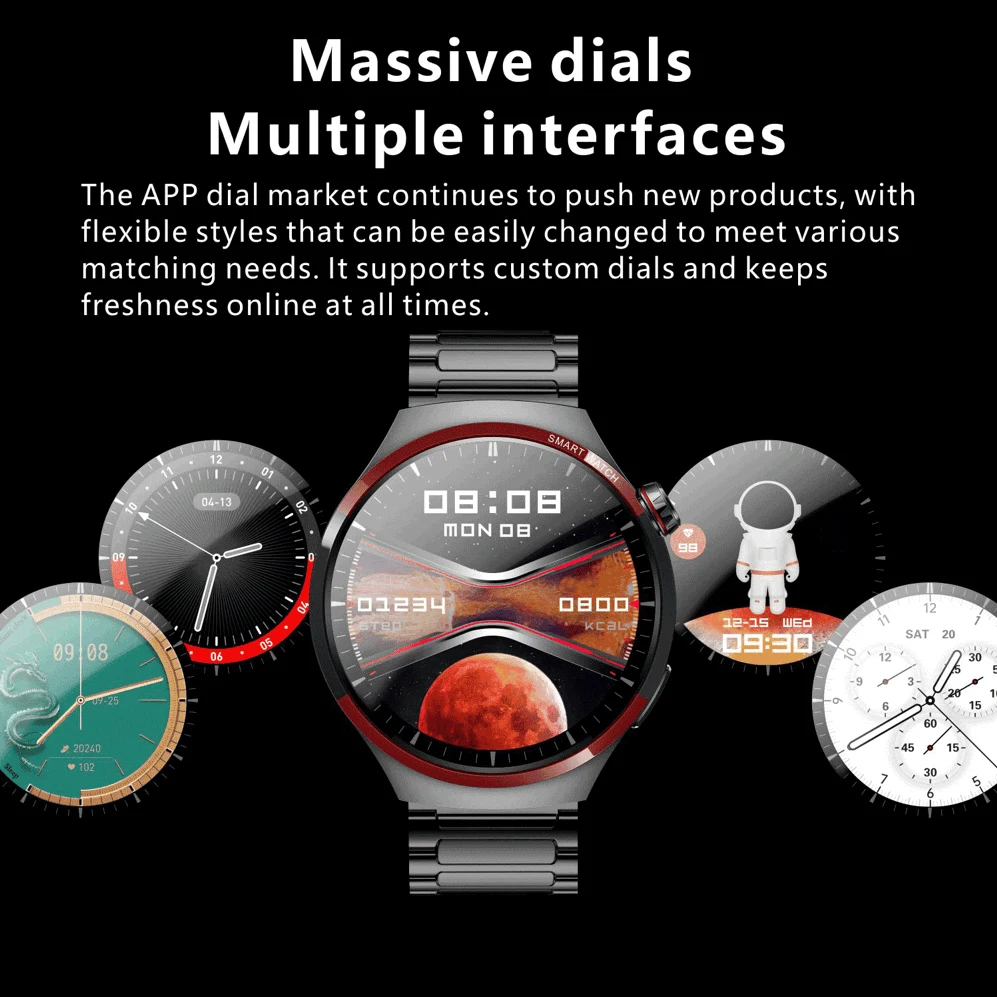 Relojes inteligentes para exteriores para hombre de 1,62 ", brújula, mapa, pulsera deportiva resistente al agua, llamada de diente azul, NFC, ritmo cardíaco, salud, reloj inteligente