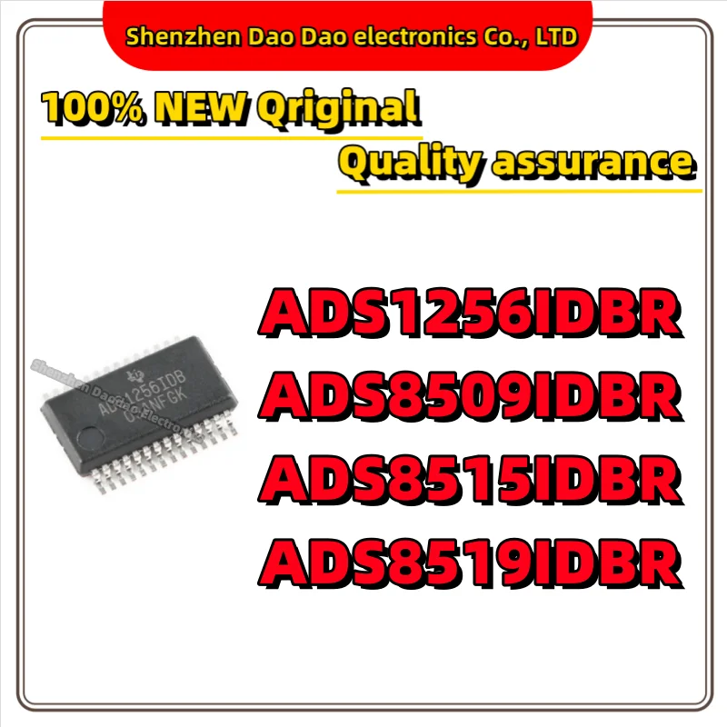 

ADS1256IDBR ADS8509IDBR ADS8515IDBR ADS8519IDBR ADS1256IDB ADS8509I ADS8515I ADS8519I IC Chip SSOP-28 Quality Brand New