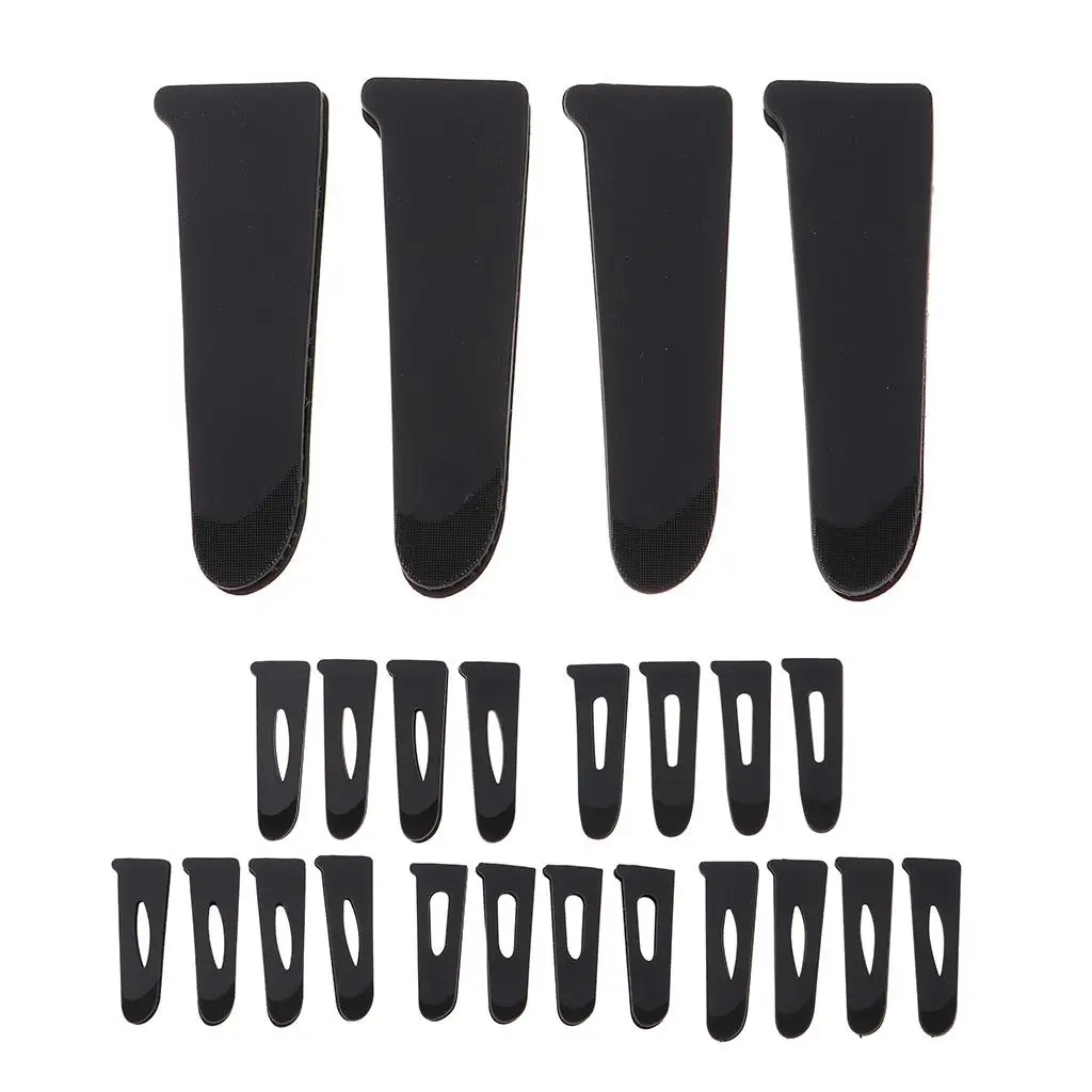 Hook and Loop Tape Closure Adjustable Cuff Tabs Plastic Sleeve Tab Accessories for Sporting Apparel