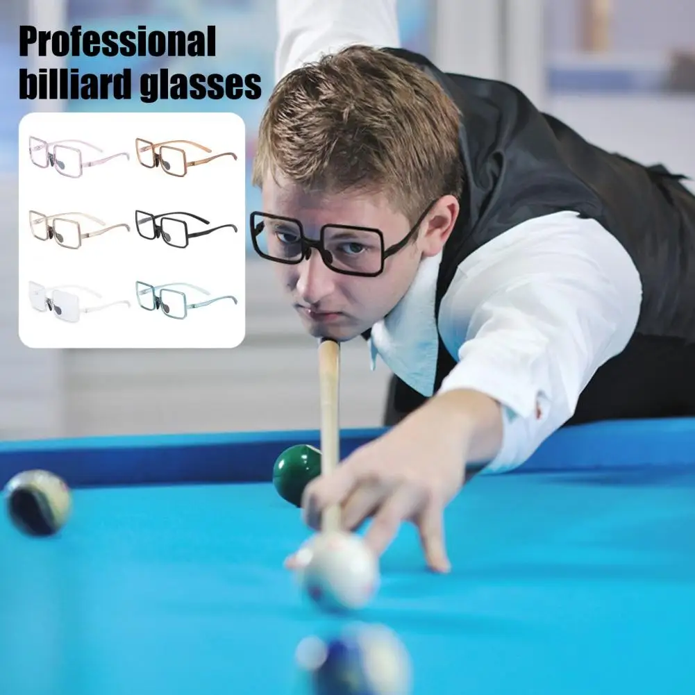 Professional Billiards Snooker Goggles Full Frame Billiards Glasses Eyewear Adjustable Nose Pad Glasses For Billiards Playing