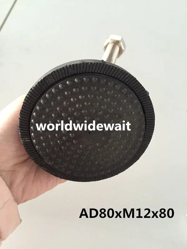 1pc pés de nivelamento de plástico montagem base giratória universal m8 m10 m12 m16