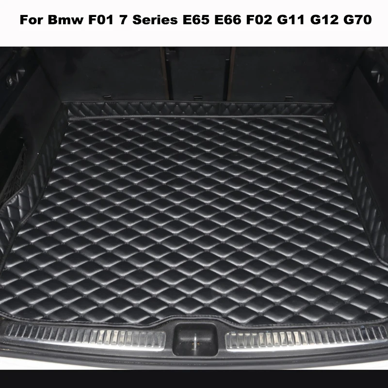 

Высококачественный коврик в багажник автомобиля из искусственной кожи для Bmw F01 7 серии E65 E66 F02 G11 G12 G70, автомобильные аксессуары, ковер