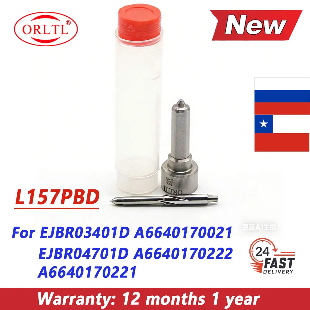 L157PBD EJBR03401D EJBR04701D New Sprayer Nozzle Tips L157PRD Diesel Injector DSLA148FL157 ASLA148FL157 For SSANGYONG