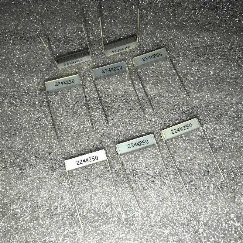 Coupling Film Capacitor for Audio, 250V 0.22UF 224J Stacked Non-inductive  200pcs