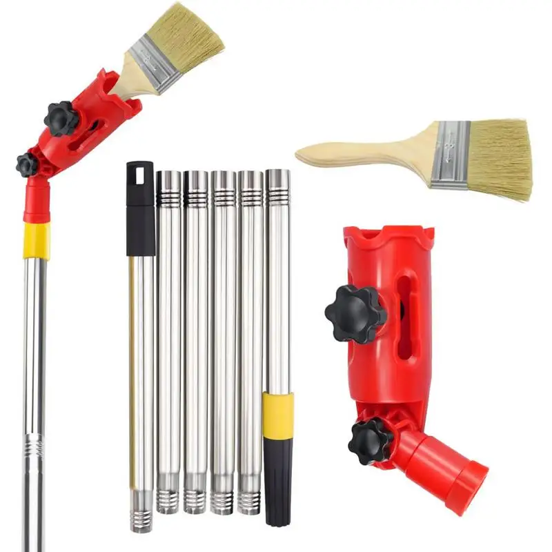 Multi-Angle Paint Brush Extender 180-degree Paint Pole Adapter Paint Roller Holder For Extension Pole Wall Corner Painting