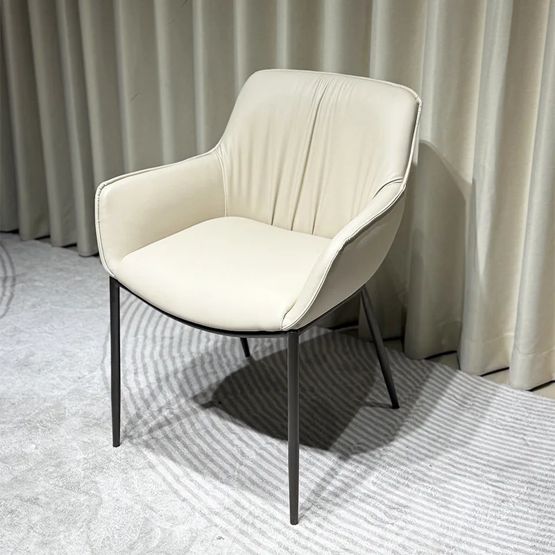 

Chair meeting room office reception chair cafe milk tea shop cream style leisure solid wood dining chair manufacturer customizat