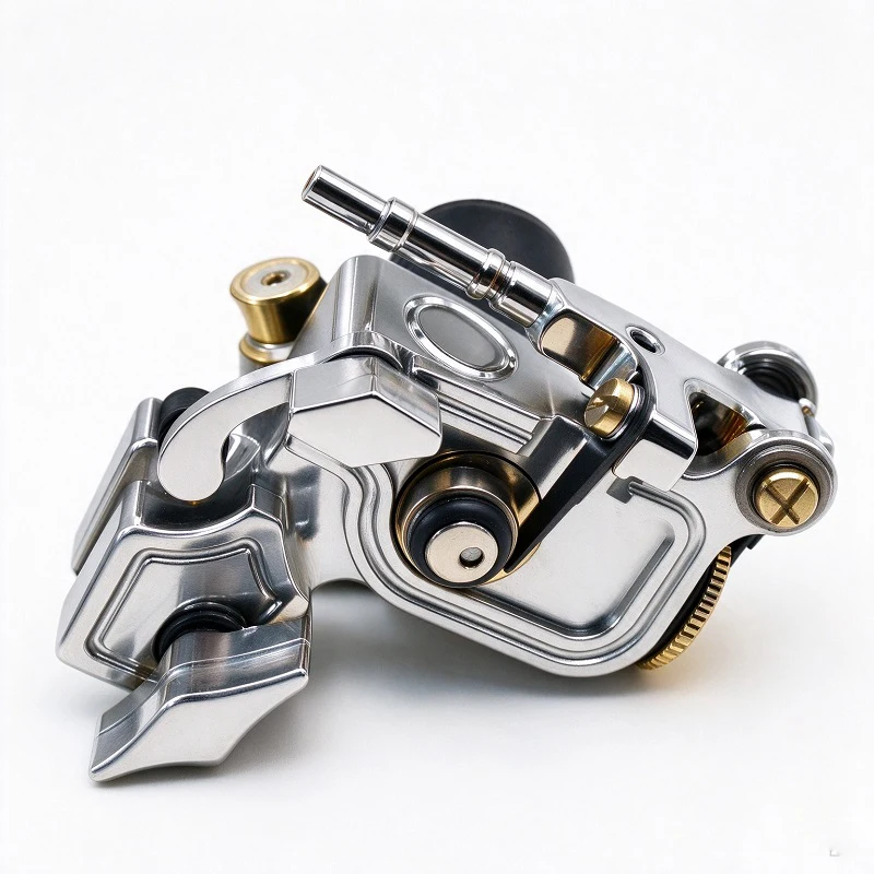 2.5-5.0mm Adjustable Stroke Shrapnel Rotary Tattoo Machine V64 Powerful Motor Tattoo Gun For Tattoo Artists