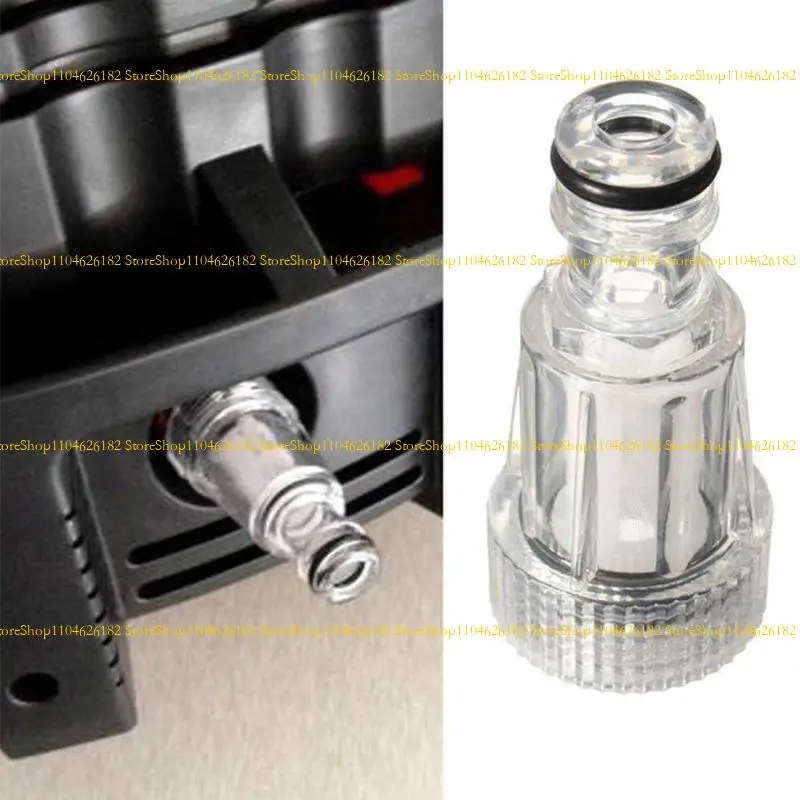 Q2Q4 Eco-friendly Washing Machine Accessories High Pressure Car Wash Machine Connector Useful Water Filter Connection Fitting