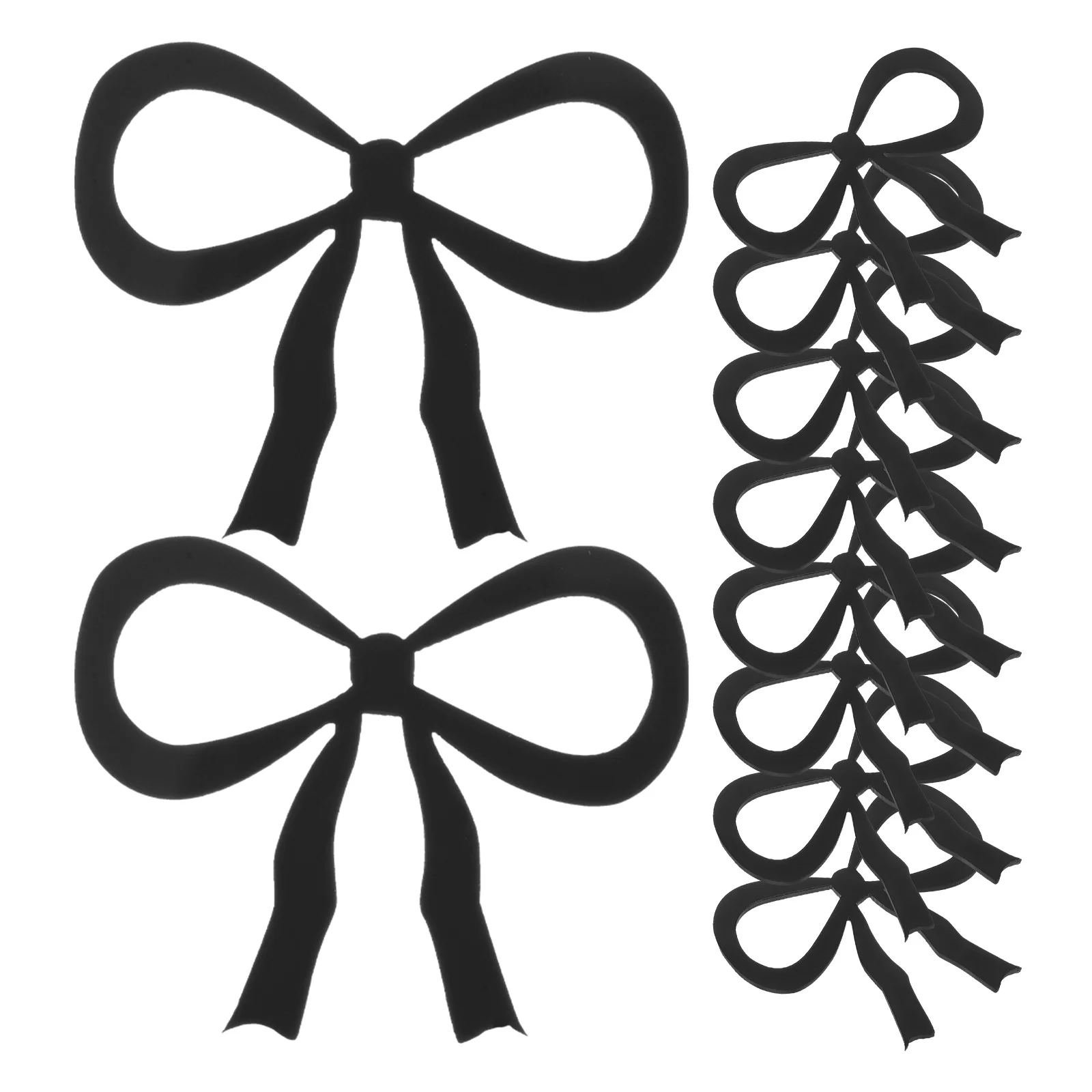 

20Pcs Bow Acrylic Drink Tags Elegant Wine Glass Identifiers Party Wedding Birthday Decorations Glass Identifiers for Drinks