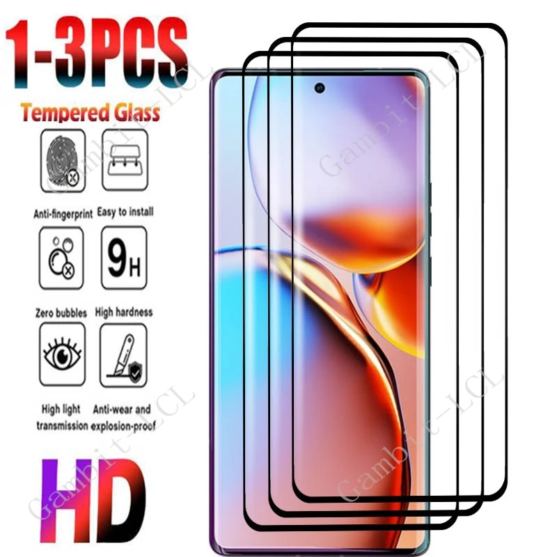

1-3 шт. 3D изогнутое полностью закаленное стекло для Motorola Edge 40 Pro защитная пленка на Edge40Pro Edge Plus 2023, защитная пленка для экрана