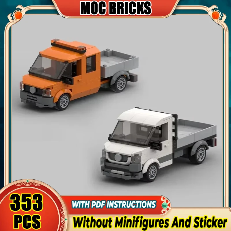 

Moc Building Bricks Cargo Area T5 Truck Model Technology Modular City Car Blocks Construstion Toy DIY Set Assembly Gifts