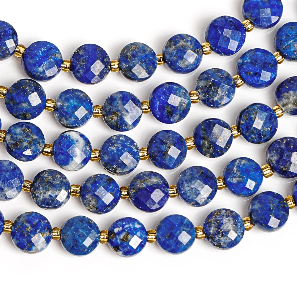 Gemstone Bracelet Healing - Perles en pierre naturelle Lapis Lazuli,