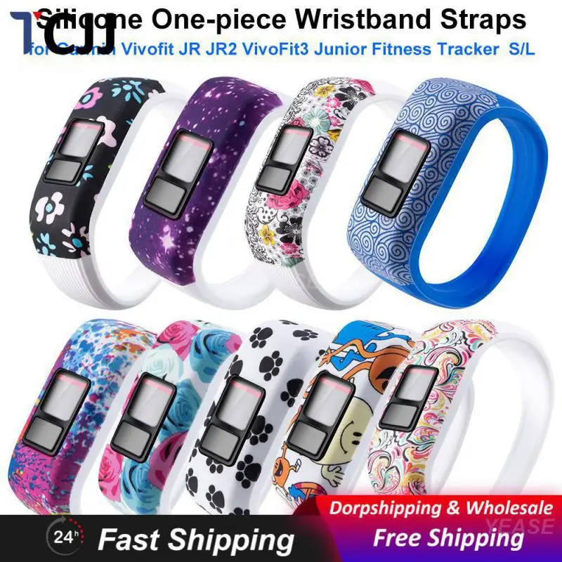 9colors Soft Wrist Bracelet Band Strap Holder for Garmin VivoFit JR for Garmin VivoFit JR2 Vivofit 3