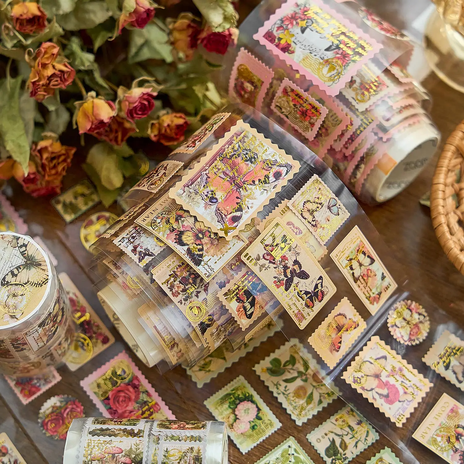 Фэнтезийная серия для входа, горячее тиснение, стильная лента, ретро-почтовая марка, справочник, чехол для мобильного телефона, базовый декоративный материал, наклейка «сделай сам»