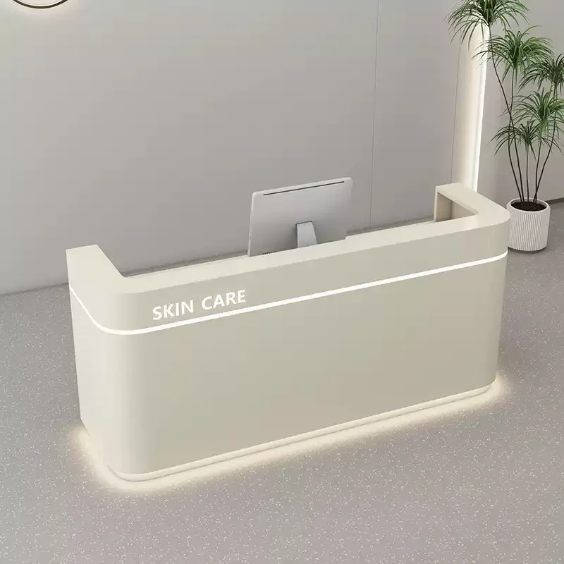 CX beauty salon bar checkout page hairdresser paint front desk clothing store, reception desk